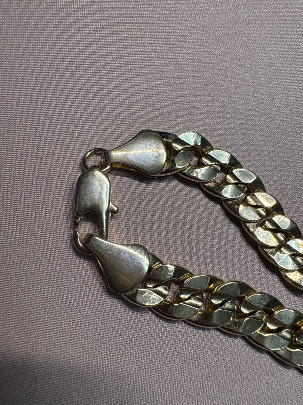 Men’s 14” 14K Electroplated Gold Cuban Link Chain Necklace - Picture 3 of 6